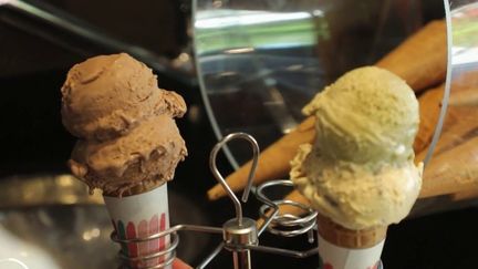 
Des glaces à l'italienne. (CAPTURE ECRAN FRANCE 2)