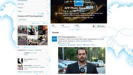 Capture d'&eacute;cran du compte photo de l'AFP sur Twitter, pirat&eacute; le 26 f&eacute;vrier 2013. ( FRANCETV INFO)
