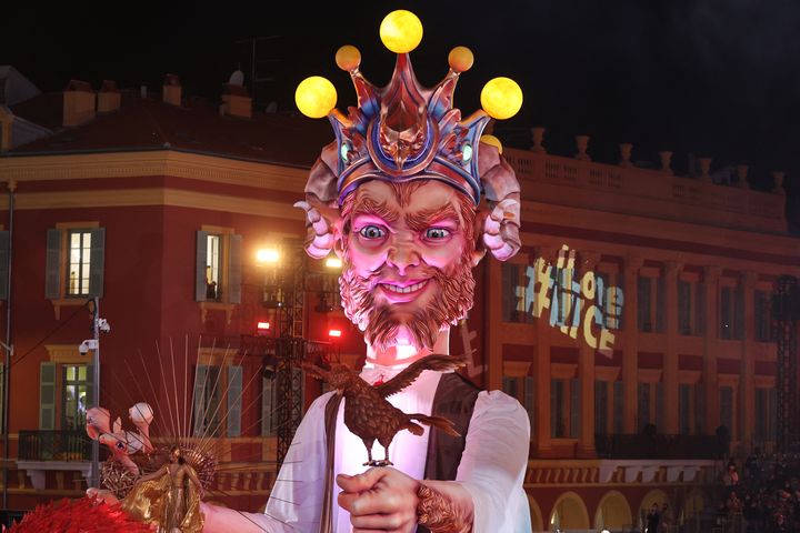 Ouverture de la 137e édition du Carnaval de Nice, le 11 février 2022 (VALERY HACHE / AFP)