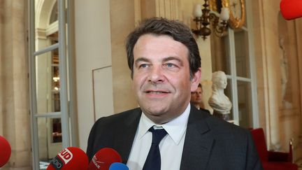 Thierry Solère, le 4 juillet 2017 à l'Assemblée nationale. (JACQUES DEMARTHON / AFP)