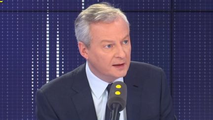 Bruno Le Maire, sur franceinfo le 27 janvier 2020. (FRANCEINFO / RADIOFRANCE)