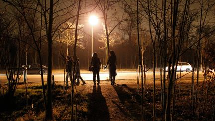 Des prostituées attendent au bois de Boulogne (illustration). (THOMAS SAMSON / AFP)