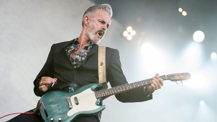 Triggerfinger au Main Square Festival d'Arras le 4 juillet 2014.
 (Pascal Bonniere / Photo PQR Voix du Nord / MaxPPP)