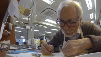 Hayao Miyazaki dans "Never Ending Man : Hayao Miyazaki" de Kaku Arakawa
 (NHK)