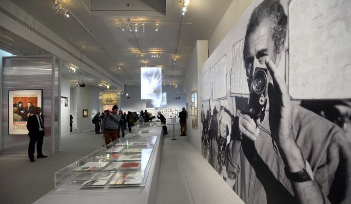 L'exposition "Antonioni aux origines du pop" à la Cinémathèque française
 (BERTRAND GUAY / AFP)