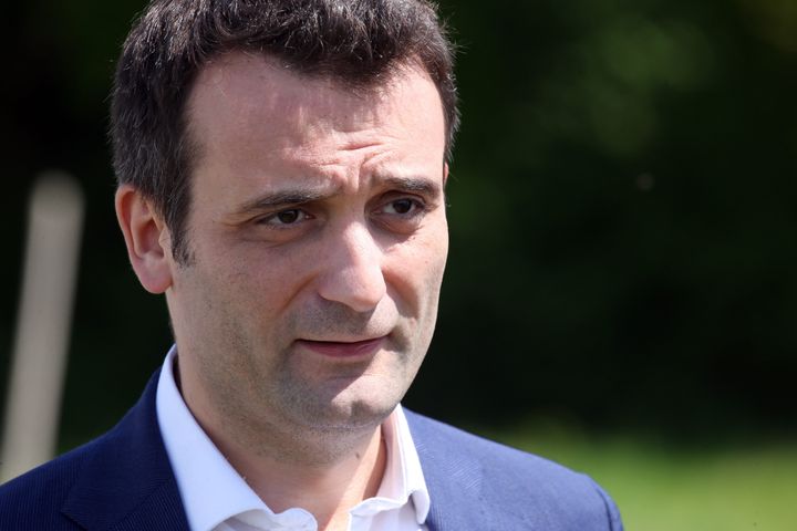 Le leader des Patriotes et tête de liste aux européennes, Florian Philippot, le 29 avril 2019. (MAXPPP)