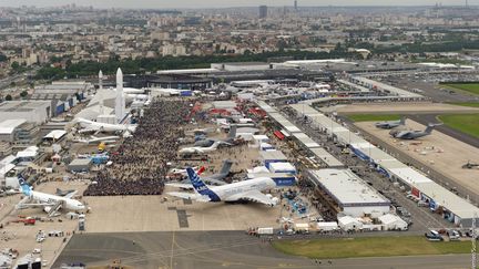 &nbsp; (Vue aérienne du Salon du Bourget © Verrier - Sunlight Image)