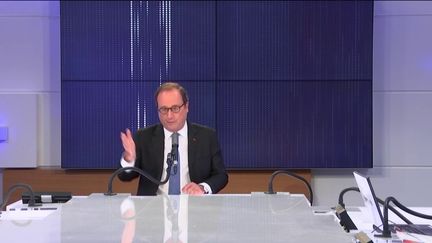 François Hollande, ancien président de la République, invité de franceinfo mercredi 28 octobre 2020.
 (FRANCEINFO / RADIOFRANCE)