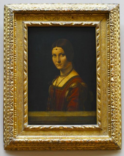 "La belle ferronnière", Léonard de Vinci. Musée du Louvre, Paris. 
 (HEATON / ONLY FRANCE)