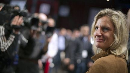 Valérie Rosso-Debord participe à un meeting de Nicolas Sarkozy, à Bordeaux, le 3 mars 2012. (AFP - Lionel Bonaventure)