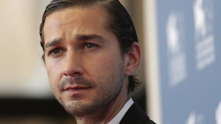 L'acteur am&eacute;ricain Shia LaBeouf &agrave; l'occasion du 69e festival du film de Venise, le 6 septembre 2012.&nbsp; (MANUEL SILVESTRI / REUTERS)