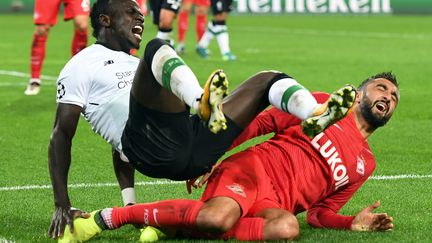 L'attaquant de Liverpool Sadio Mané pourrait être indisponible jusqu'à six semaines. (YURI KADOBNOV / AFP)