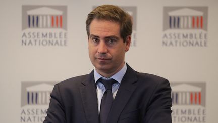 Olivier Becht, président du groupe Agir ensemble à l'Assemblée nationale, le 3 mars 2020. (LUDOVIC MARIN / AFP)