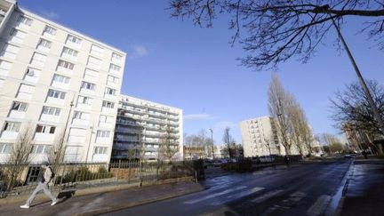 Le Grand Ensemble, à Tremblay-en-France, où un règlement de comptes meurtrier a eu lieu le 14 septembre 2011. (BERTRAND GUAY / AFP)