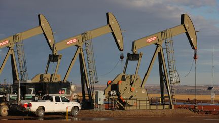 &nbsp; (Puits de pétrole au Dakota du Nord , le 12 octobre 2013 © Maxppp)