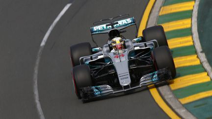 Au volant de sa Mercedes numéro 44, Lewis Hamilton a déjà signé un temps record lors des premiers essais libres du GP d'Australie. (HOCH ZWEI / HOCH ZWEI)