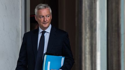 Le ministre de l'Economie et des Finances, Bruno Le Maire, le 20 septembre 2023 à l'Elysée, à Paris. (ANDREA SAVORANI NERI / NURPHOTO / AFP)