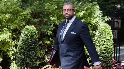 Le ministre britannique des Affaires étrangères, James Cleverly, à Londres (Royaume-Uni), le 7 juillet 2022. (WIKTOR SZYMANOWICZ / ANADOLU AGENCY / AFP)