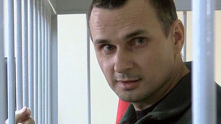 Le cinéaste ukrainien Oleg Sentsov, prisonnier politique dans une geöle de Sibérie, en 2015.
 ( FSIN in Yakutia/Siberian /SIPA)