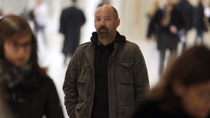 Vincent Crase au palais de justice de Paris, le 19 février 2019. (GEOFFROY VAN DER HASSELT / AFP)