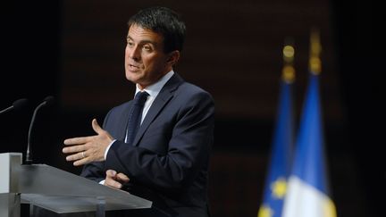 Le Premier ministre, Manuel Valls, le 4 septembre 2014, &agrave; Toul (Meurthe-et-Moselle). (JEAN-CHRISTOPHE VERHAEGEN / AFP)