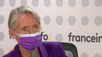 Elisabeth Borne, ministre du travail, invitée de franceinfo, vendredi 26 novembre 2021. (FRANCEINFO)