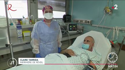 Claire Tarrida, infirmière de réveil. (France 2)