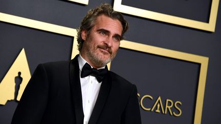 L'acteur américain Joaquin Phoenix le 9 février 2020 à Los Angeles, à la cérémonie des Oscars (JENNIFER GRAYLOCK / MAXPPP)