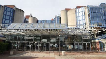 Le palais de justice de Bobigny, le 20 avril 2020. (LUDOVIC MARIN / AFP)