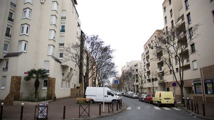 Le quartier de Cr&eacute;teil (Val-de-Marne) o&ugrave; un jeune couple a &eacute;t&eacute; agress&eacute; le 1er d&eacute;cembre 2014. (MARTIN BUREAU / AFP)