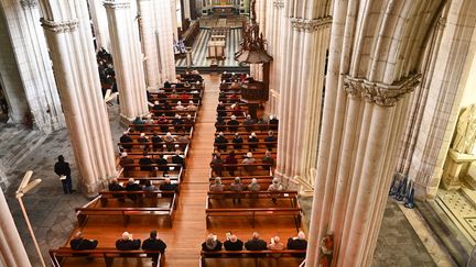 Une cérémonie de repentance a été célébrée le 14 mars 2021, en la cathédrale de Luçon en Vendée, pour demander pardon à 65 victimes d'actes de pédophilie. (Photo d'illustration) (FRANCK DUBRAY / MAXPPP)