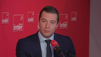 Jordan Bardella était l'invité de la matinale de France Inter. (FRANCEINTER)