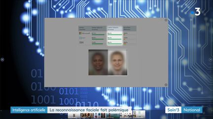 Les logiciels de reconnaissance faciale manquent de fiabilité à mesure que le visage fonce (France 3)