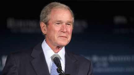 L'ancien pr&eacute;sident am&eacute;ricain George W.&nbsp;Bush, le 24 juin 2015 &agrave; Washington (Etats-Unis). (CHIP SOMODEVILLA / GETTY IMAGES NORTH AMERICA)