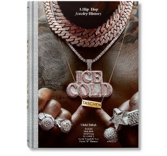 La couverture du livre "Ice Cold, l’histoire des bijoux hip-hop" de Vikki Tobak. (TASCHEN)