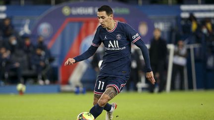 Angel Di Maria lors du match entre le Paris&nbsp;Saint-Germain et l'AS Monaco, le 12 décembre au Parc des Princes (JEAN CATUFFE / JEAN CATUFFE)