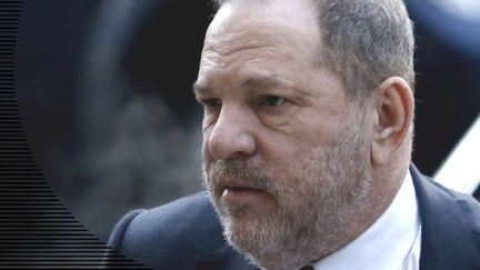 L'ex-producteur de cinéma Harvey Weinstein est jugé pour viols et agressions sexuelles, le 6 janvier 2020 à New York. (JESSICA KOMGUEN / FRANCEINFO)