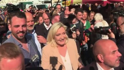 Présidentielle 2022 : dernier jour de campagne pour Marine Le Pen dans le Pas-de-Calais (FRANCE 2)