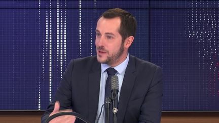 Nicolas Bay, député européen du Rassemblement national, invité de franceinfo mardi 13 octobre 2020.
 (FRANCEINFO / RADIOFRANCE)