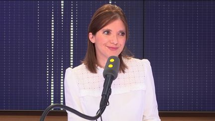 La députée LREM Aurore Bergé sur franceinfo le 30 novembre 2018. (FRANCEINFO / RADIOFRANCE)