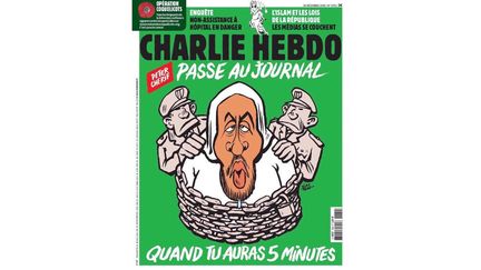 Charlie Hebdo salue l'arrestation de Peter Sherif en une du journal à paraître le 26 decembre 2018.
 (DR)