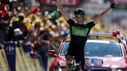 Edvald Boasson Hagen, vainqueur de la 17e étape (PASCAL PAVANI / AFP)