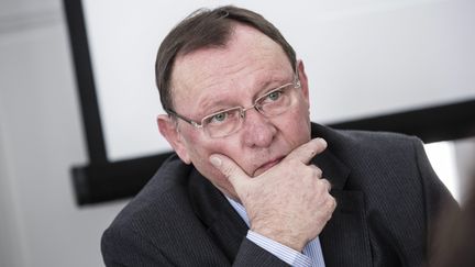 Le sénateur Bruno Sido lors d'une conférence de presse, le 4 mars 2014, à Paris. (MAXPPP)