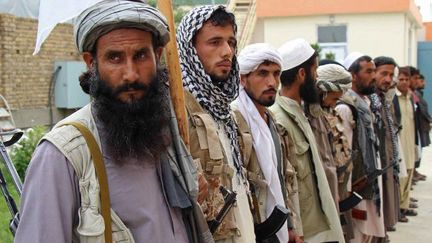 D'anciens combattants talibans. (AFP/ Nasir Waqif)