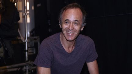 L'auteur-compositeur&nbsp;Jean-Jacques Goldman, lors de la 20e édition des Vendanges du Coeur à Ouvellan (Aude), le 20 juillet 2014.&nbsp; (GAILLARD NICOLAS / APERCU / SIPA)