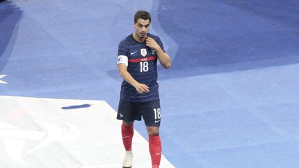 L'international français Wissam Ben Yedder, le 11 novembre 2020 au stade de France, à Saint-Denis. (STEPHANE ALLAMAN / STEPHANE ALLAMAN)