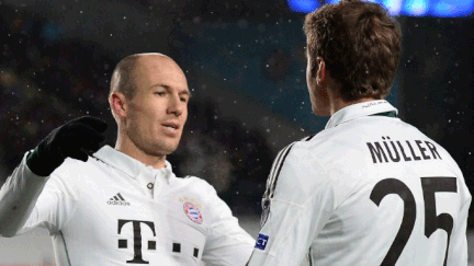 Arjen Robben et Thomas Muller (Bayern Munich)