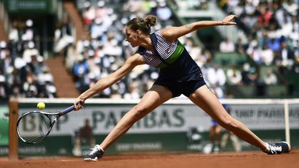 La Tchèque Karolina Pliskova, tête de série N.2 à Roland-Garros (CHRISTOPHE SIMON / AFP)