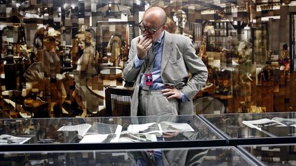 Christian Lacroix aux Rencontres photographiques d'Arles le 7 juillet 2014.
 (Valérie Farine/La Provence/MAXPPP)