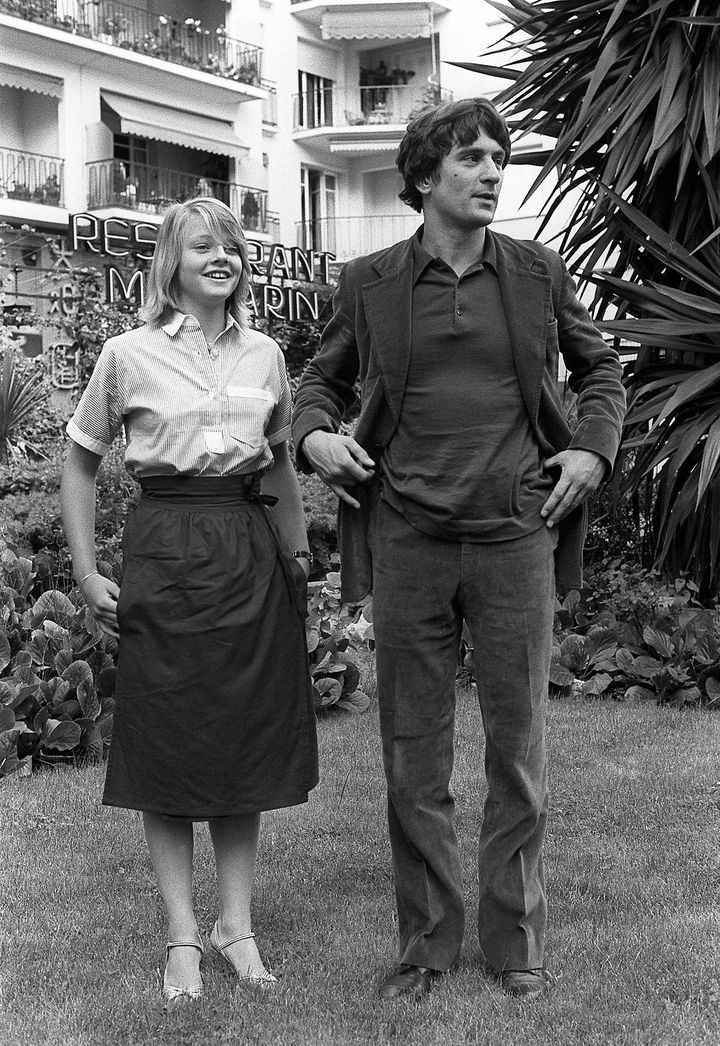 Jodie Foster et Robert de Niro à Cannes pour la présentation de "Taxi Driver" en 1976.
 (AFP)